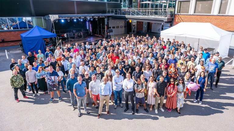 Staff of Bluefors Helsinki during summer party 2023