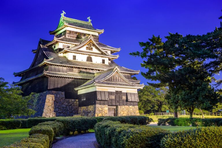 Matsue castle in Japan
