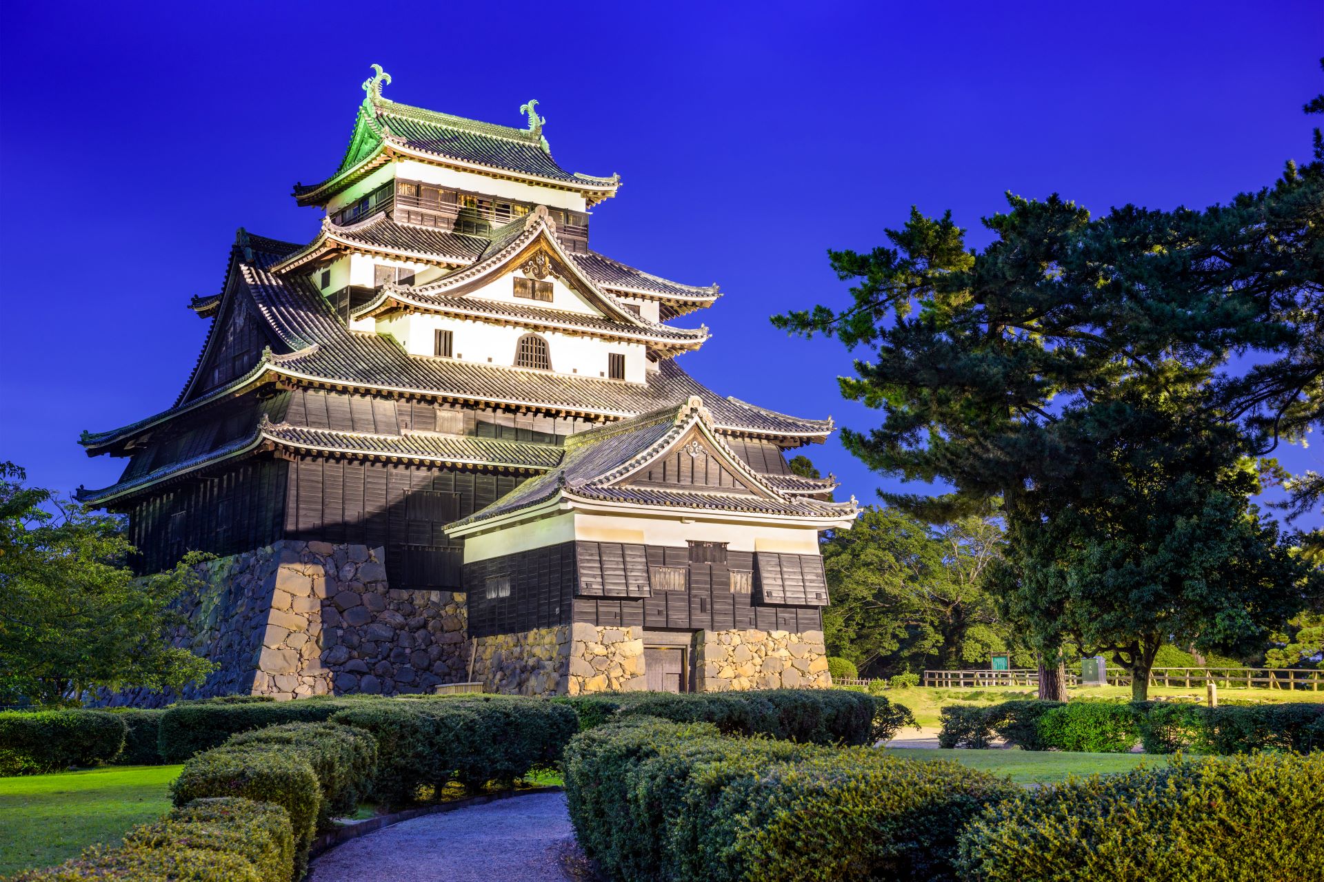 Matsue castle in Japan