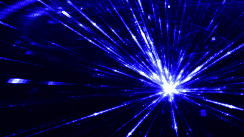 Illustrative stock photo of a neutrino