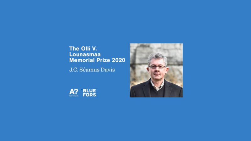 Olli V. Lounasmaa Memorial Prize 2020 announcement