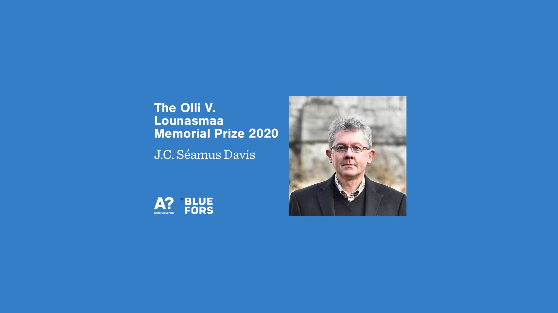 Olli V. Lounasmaa Memorial Prize 2020 announcement