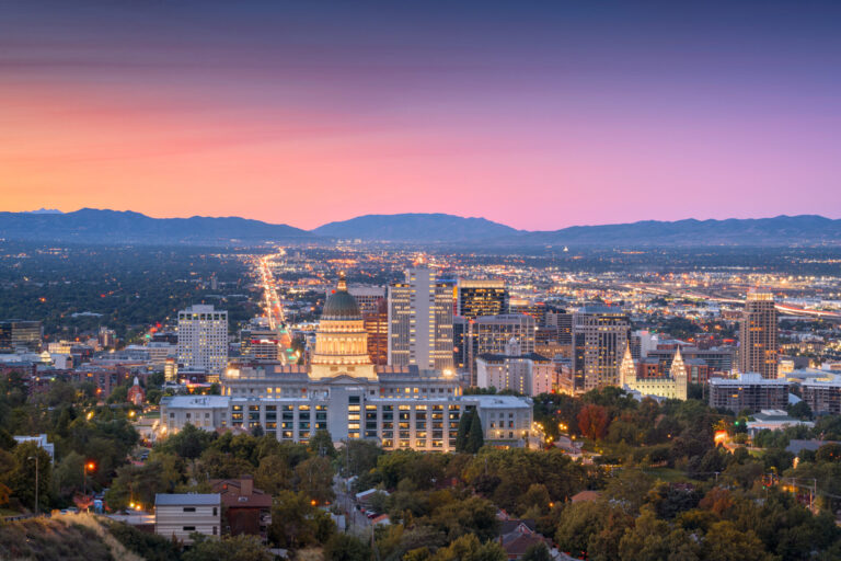 Salt Lake City, Utah downtown