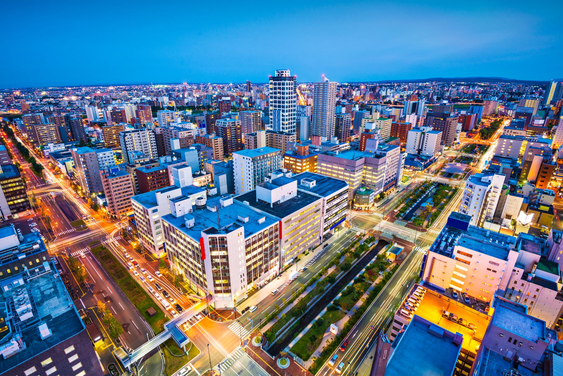 Sapporo downtown